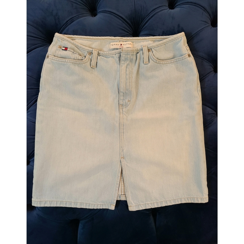 Vintage Tommy Hilfiger Jean Mini Skirt